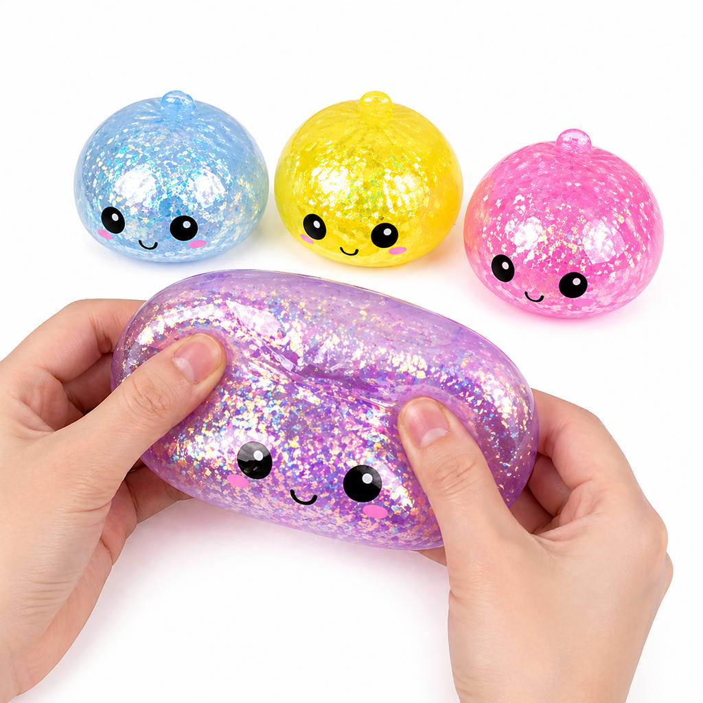 Glitter Dumpling Squishies