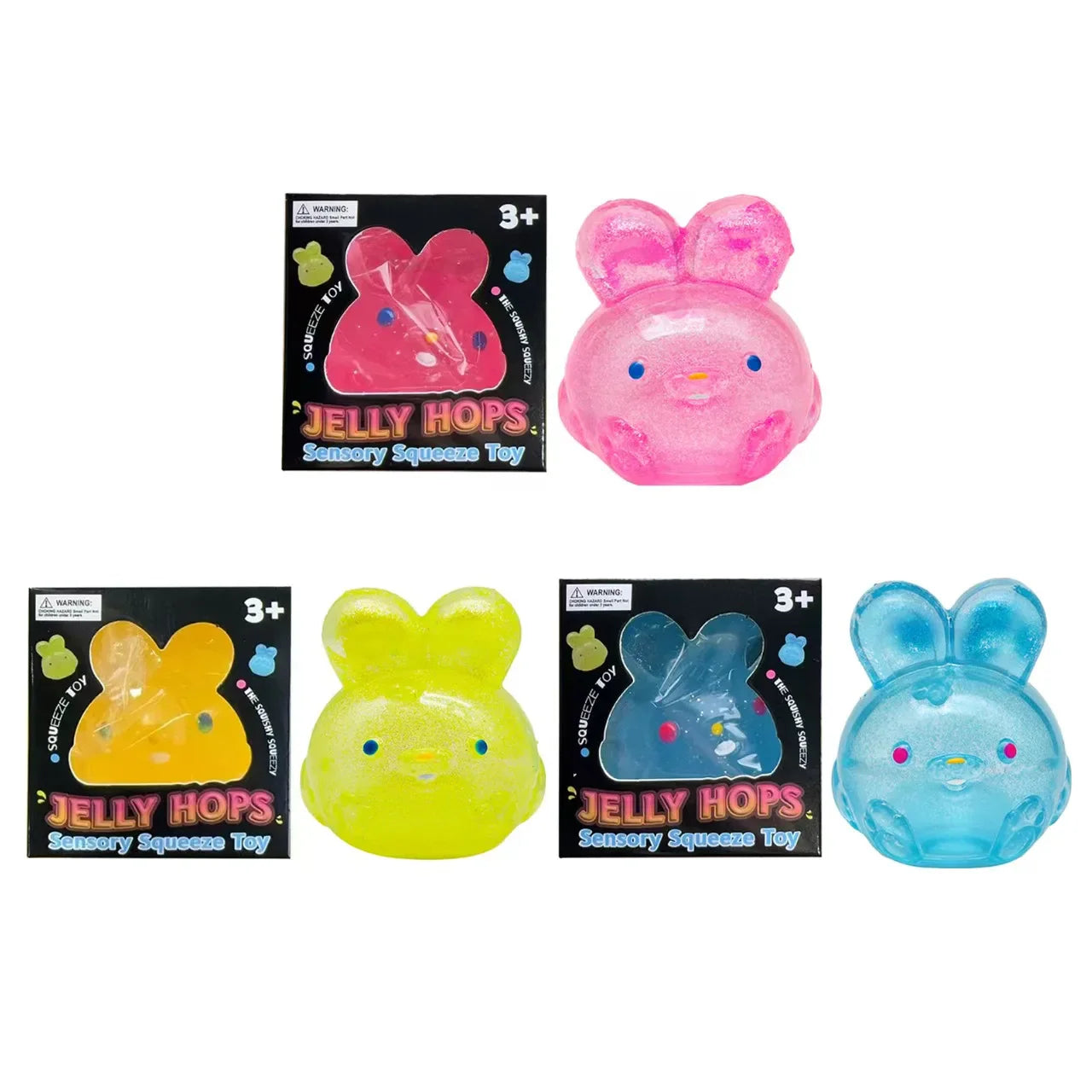 NeeDoh Crystal Bunny Squishy Toy