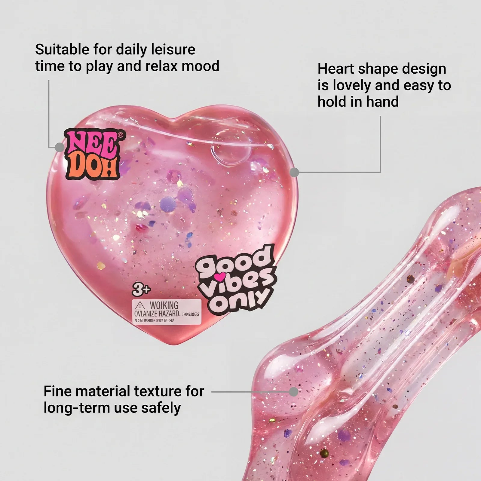 NeeDoh Heart Stress Ball